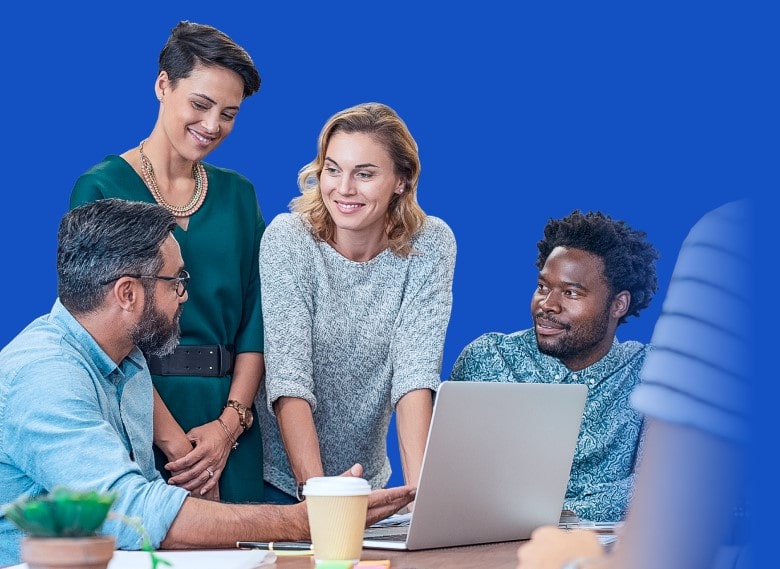 Group of people chatting