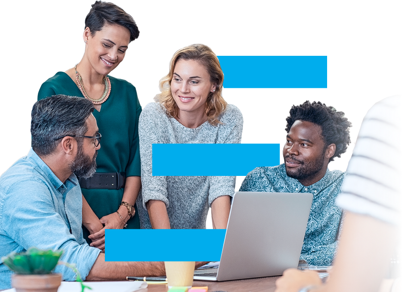 Group of people chatting